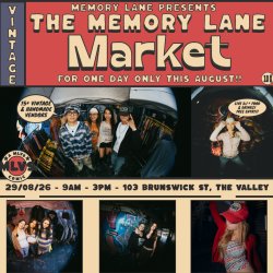Memory Lane Presents: The Memory Lane Markets - FREE ENTRY