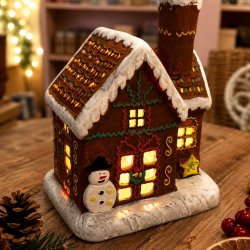 Paint your own ceramic tea light house!