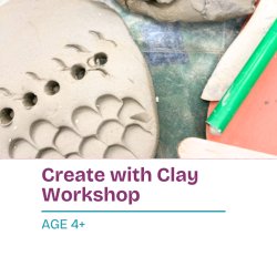 clay workshop for kids - child experiments with clay