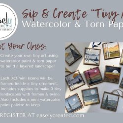 Introduction to Tiny Art: Layered Watercolors in Miniature Frames