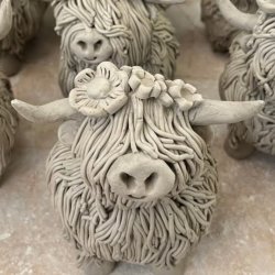 Adults Pottery - Highland cow/Sheep