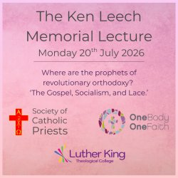 The Ken Leech Memorial Lecture 2026