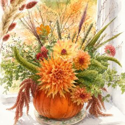 Floristry Workshop - Blooming Pumpkins
