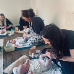 Nurture & Relax-Baby Massage & Movement in the Early Months (Babies 0-6 months) 4 Week Block My Tribe, Brighouse