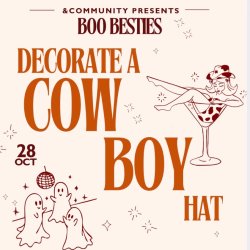 Boo Besties: Decorate a Cowboy Hat 👻🤠🎃