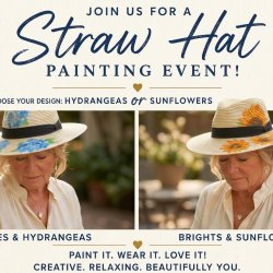 Paint a Straw Hat Workshop