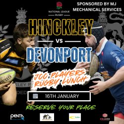HRFC JCC PREMATCH LUNCH - Sat  16th JAN vs DEVONPORT SERVICES