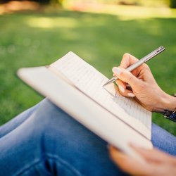 Person writing