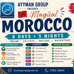 MAGICAL MORROCO TOUR - 11-16 OCTOBER 2026