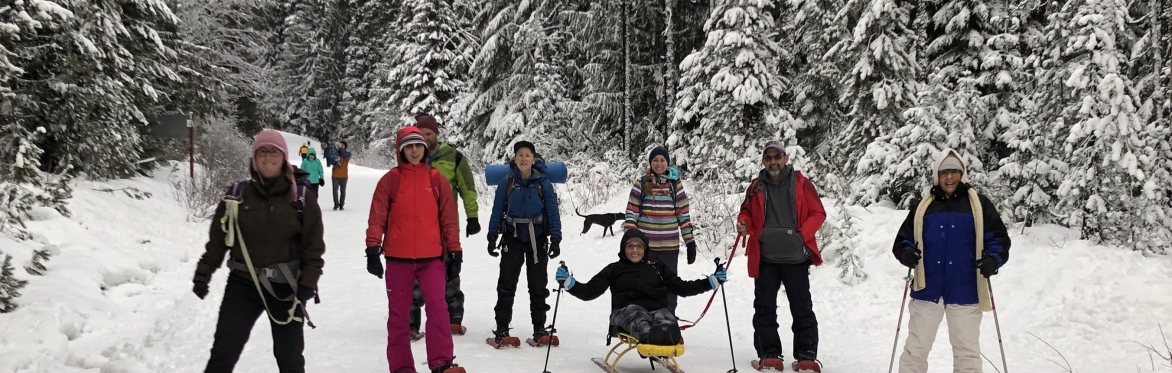Full Moon Snowshoe: Mt Hood National Forest