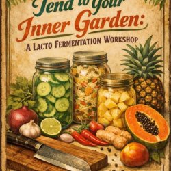 Lacto fermented fruits and vegetables in jars