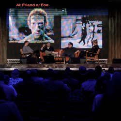 An image of the stage from our Motion North 50 event in 2025.