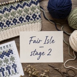 Fair Isle Knitting - Stage 2