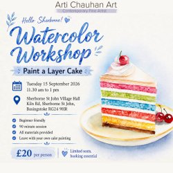 Watercolor Workshop Paint a Layer Cake