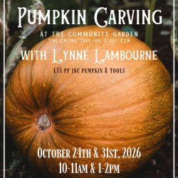 Pumpkin Carving Bonanza at The  Community Garden