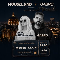 GABRO x Billie Clements Party Buharest City Center ( Club Mono )