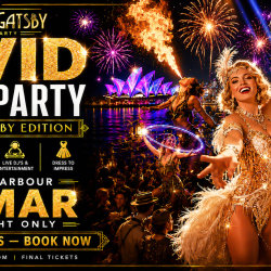 Great Gatsby Boat Party | Sydney 29 May 2027 | VIVID NIGHT (50% Off Group Tickets)