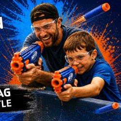 Northwest YMCA Father + Son Nerf Night