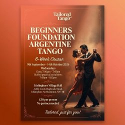 Beginners Foundation Argentine Tango