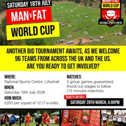 MAN v FAT World Cup 2026 - Small Sided Tournament - Lilleshall