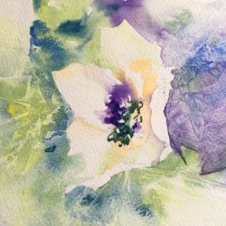 Exploring Watercolour and Inks - Flowers - Catherine Osbond