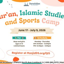 Summer Quran, Islamic Studies and Sports Camp 2026