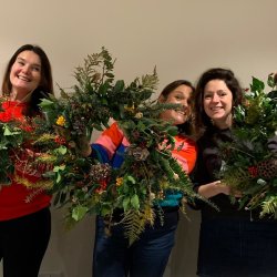 Christmas Wreath Workshop at Byron House
