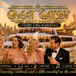 Great Gatsby Boat Party | Sydney 19 December (Afternoon Edition)
