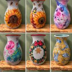 Decoupage Vase Workshop
