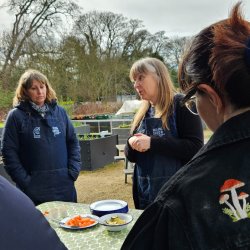 Jam making at Ravenscraig Walled Garden