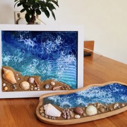 ‘Bring the Beach home’ Resin Art Workshop