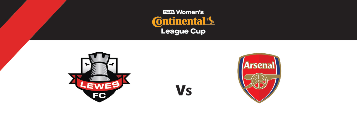 Lewes v Arsenal (Continental Cup)