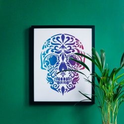 For the grown-ups! Day of The Dead Wall Art at The Duck & Dagger