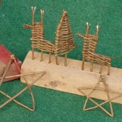 Willow Weaving Christmas Decorations