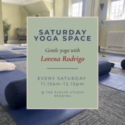 Saturday Yoga Space Graphic