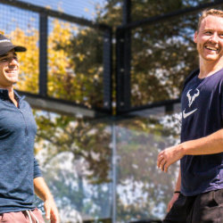 Free Intro to padel on Saturday from 5-6 pm.