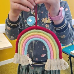 Macrame Rainbows with Ink and Craft at York Explore