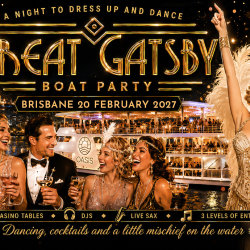 Great Gatsby Boat Party | Brisbane 20 February 2027 | Just Announced!