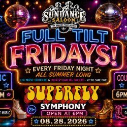 FULL TILT FRIDAY COUNTRY DISCO NIGHT! - SUPERFLY SYMPHONY OUTDOORS - COUNTRY DANCING INDOORS