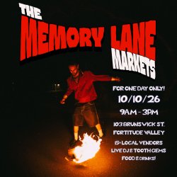 Memory Lane Presents: The Memory Lane Markets - FREE ENTRY