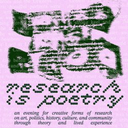 Knots Presents: Research is Poetry