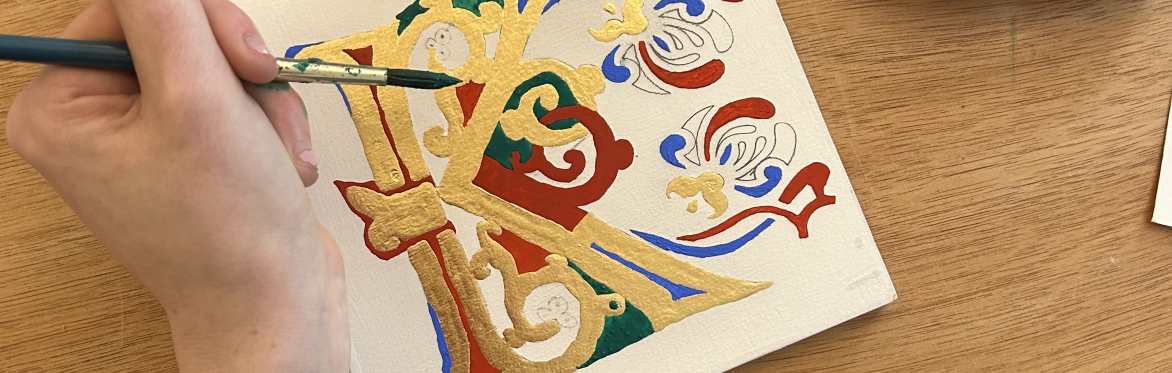 Creative Arts Club | Make an Illuminated Letter: Egg Tempera Paint