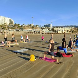 Stretch and Meditation On The Beach - Adventure Week 27
