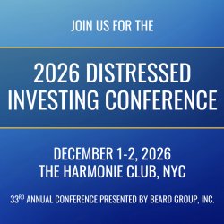 Distressed Investing Conference 2026