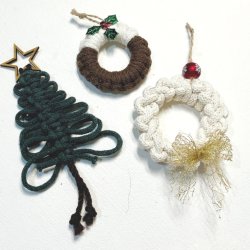 WORKSHOP: Macrame Christmas Decorations