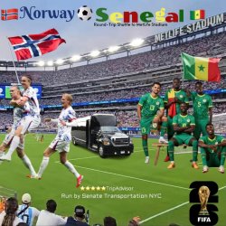 🇳🇴NORWAY vs SENEGAL🇸🇳(Times Square Shuttle) World Cup 6-22 to MetLife Stadium