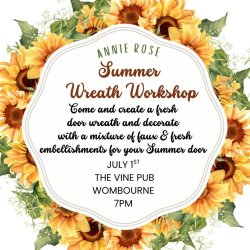 Adult Floristry - Summer Wreath Making