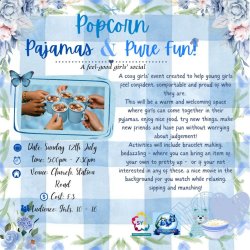 Youth-Led Social Event: Popcorn, Pyjamas & Pure Fun!