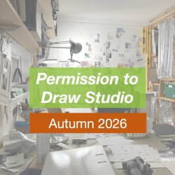 Permission to Draw Studio logo