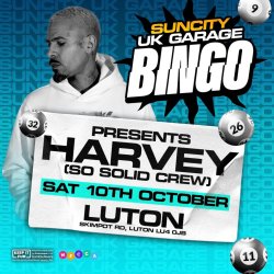 Sun City Bingo - Luton | UK GARAGE BINGO | HARVEY SO SOLID CREW